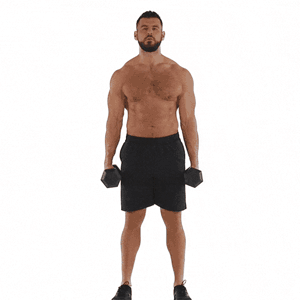 Man doing lateral raise