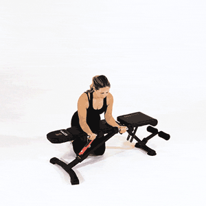 Palms-Up Dumbbell Wrist Curl Over a Bench