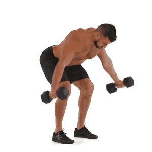 Man doing a reverse fly