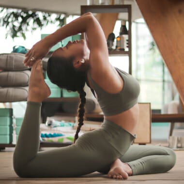 Woman Exercising