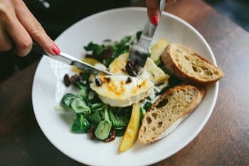Healthy dish on a plate