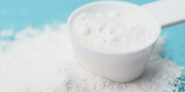 white powder