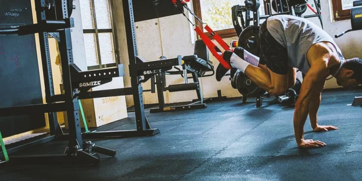 working out at home