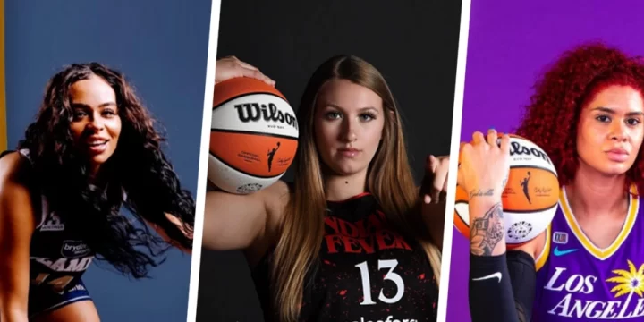 Hot Female basketball player posing