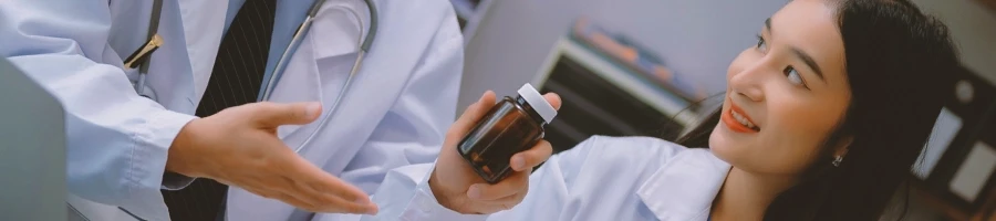 A patient consulting a doctor