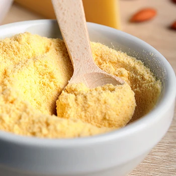 A yellow supplement powder