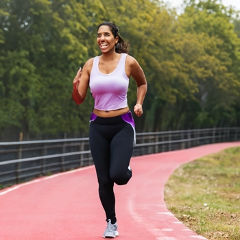 woman running
