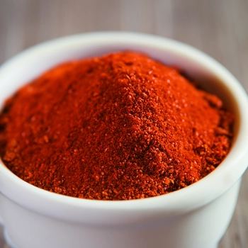 Cayenne pepper powder in a bowl