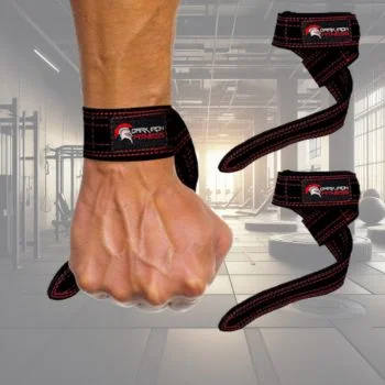 Dark Iron Fitness Leather Lifting Straps