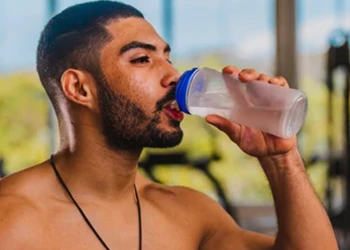 Man Drinking Water