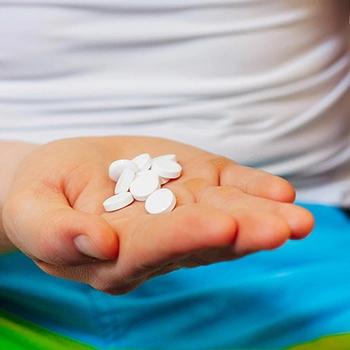 Holding supplements on hand