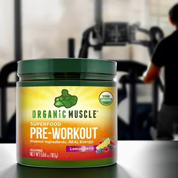 Organic Muscle Organic Natural Pre-Workout Supplement