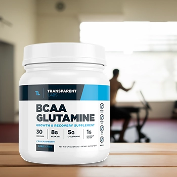 CTA of Transparent Labs BCAA Glutamine (Best Overall)