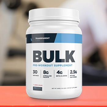 Transparent Labs PreSeries Bulk CTA Pre-workout supplement container